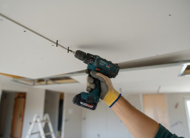 Instalación de pladur en techos y paredes en Meis - Imagen 1